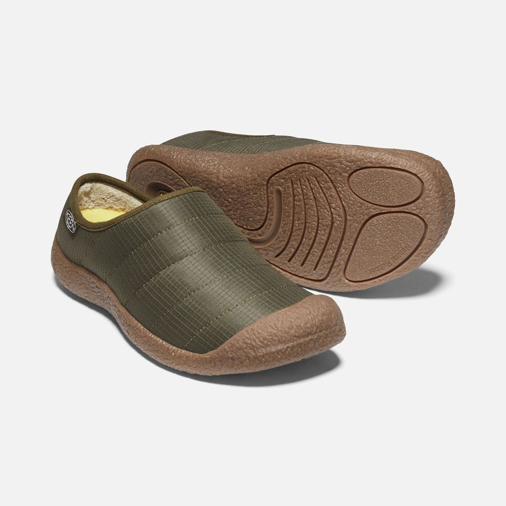 Chaussons Keen Femme Vert Olive | Howser Slide | JNXFY-6421